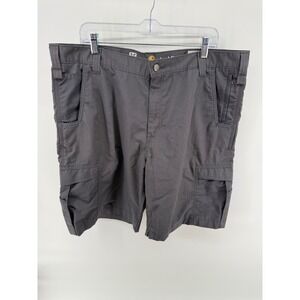 Carhartt Mens Force Relaxed Fit Cargo Shorts Grey Ripstop Workwear 42W